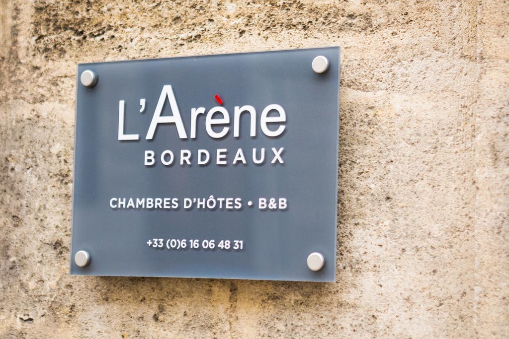L'Arene - Maison D'Hotes 波尔多 外观 照片